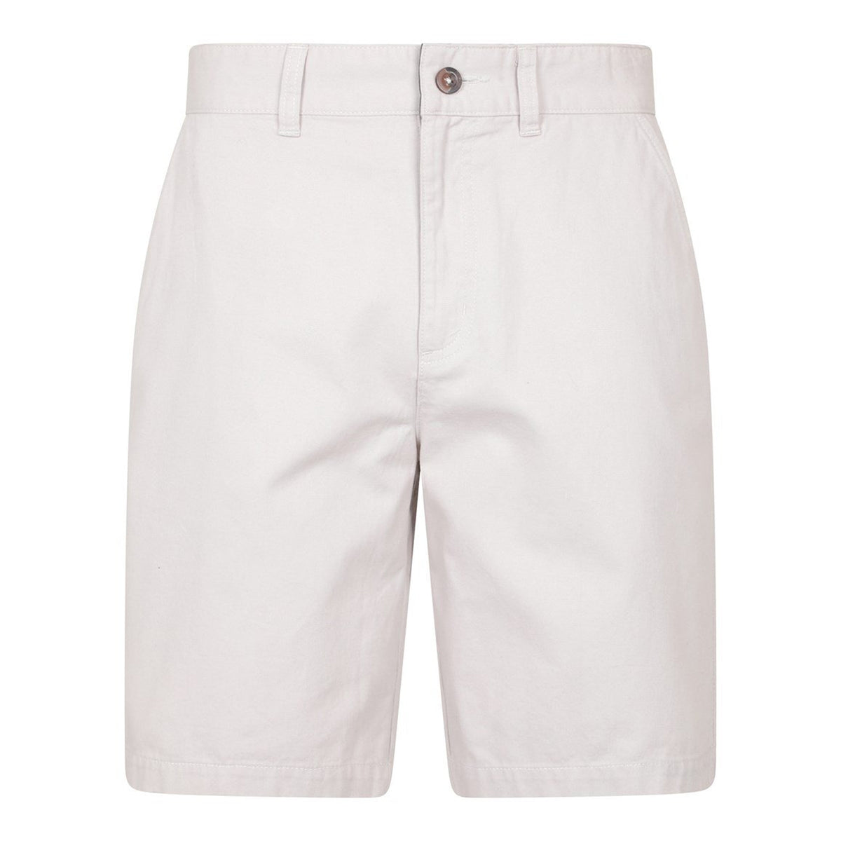 Off White - Front - Mountain Warehouse Mens Organic Chino Shorts