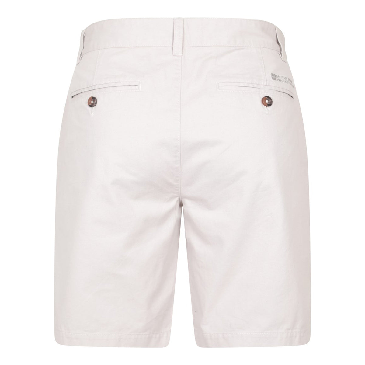 Off White - Side - Mountain Warehouse Mens Organic Chino Shorts