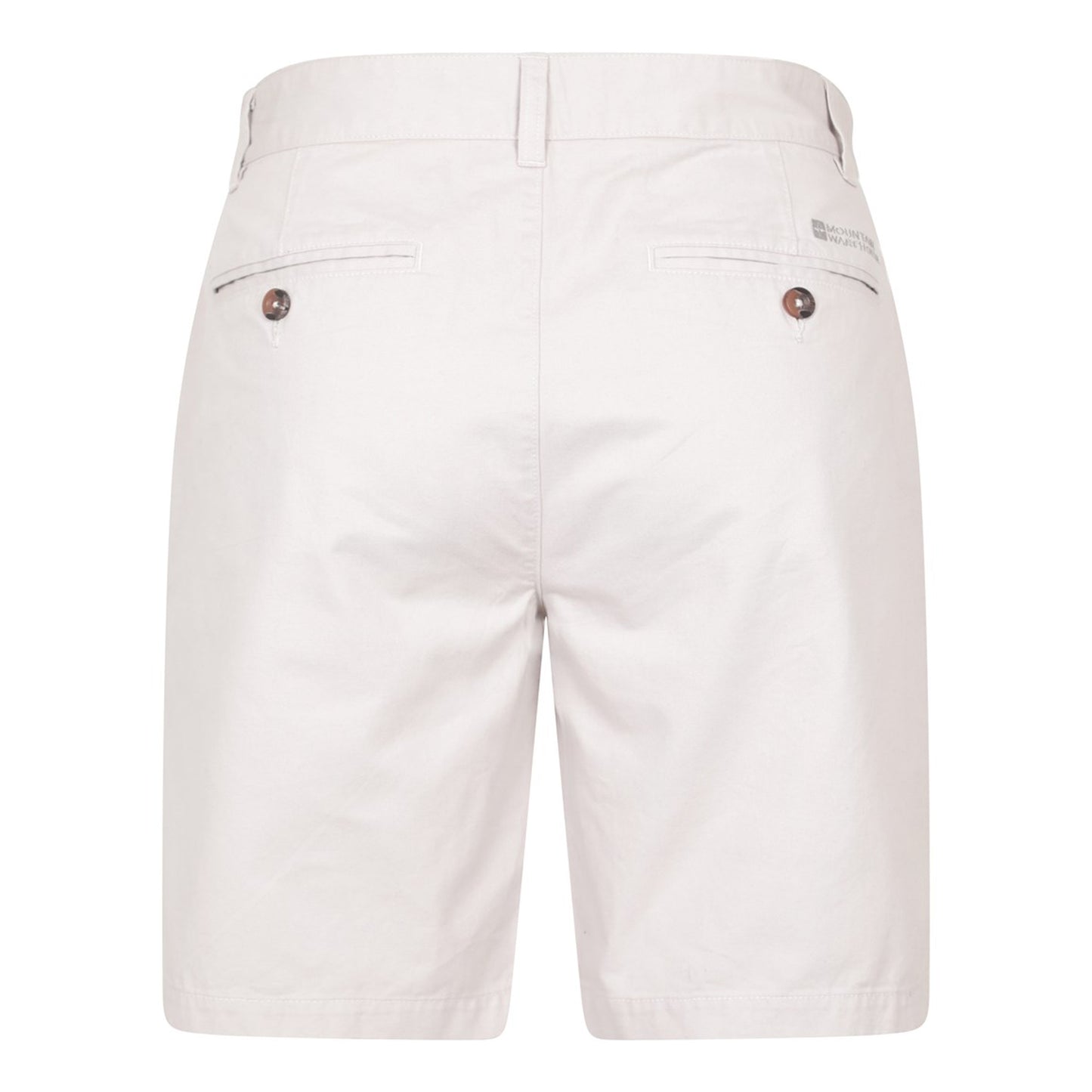 Off White - Side - Mountain Warehouse Mens Organic Chino Shorts