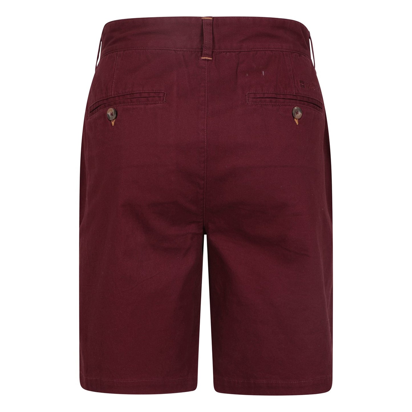 Burgundy - Back - Mountain Warehouse Mens Organic Chino Shorts