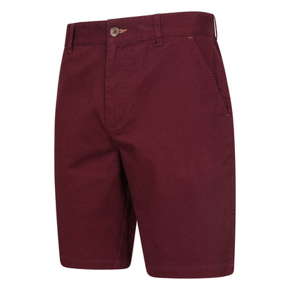 Burgundy - Lifestyle - Mountain Warehouse Mens Organic Chino Shorts
