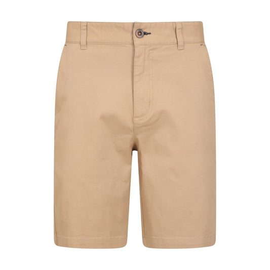 Beige - Front - Mountain Warehouse Mens Organic Chino Shorts