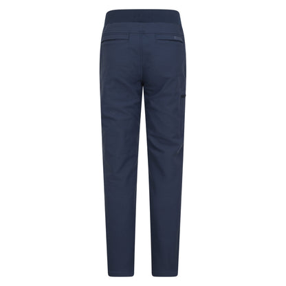 Navy - Back - Mountain Warehouse Womens-Ladies Venture Water Resistant Trousers