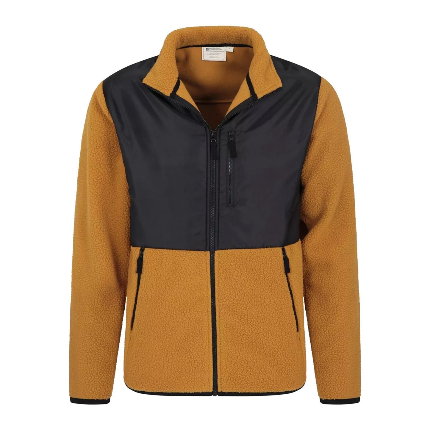 Yellow - Pack Shot - Mountain Warehouse Mens Regis Fleece Jacket