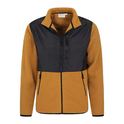 Yellow - Pack Shot - Mountain Warehouse Mens Regis Fleece Jacket