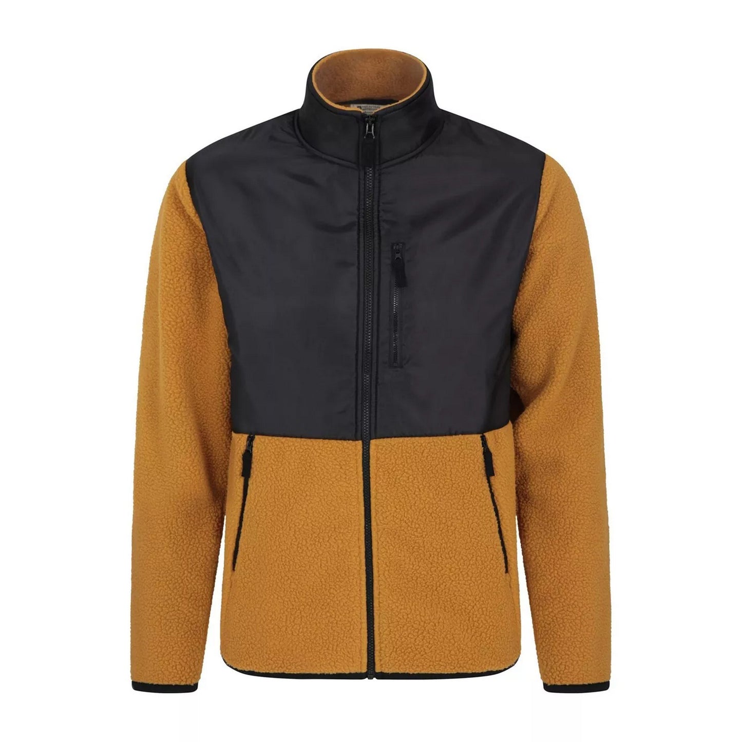 Yellow - Front - Mountain Warehouse Mens Regis Fleece Jacket