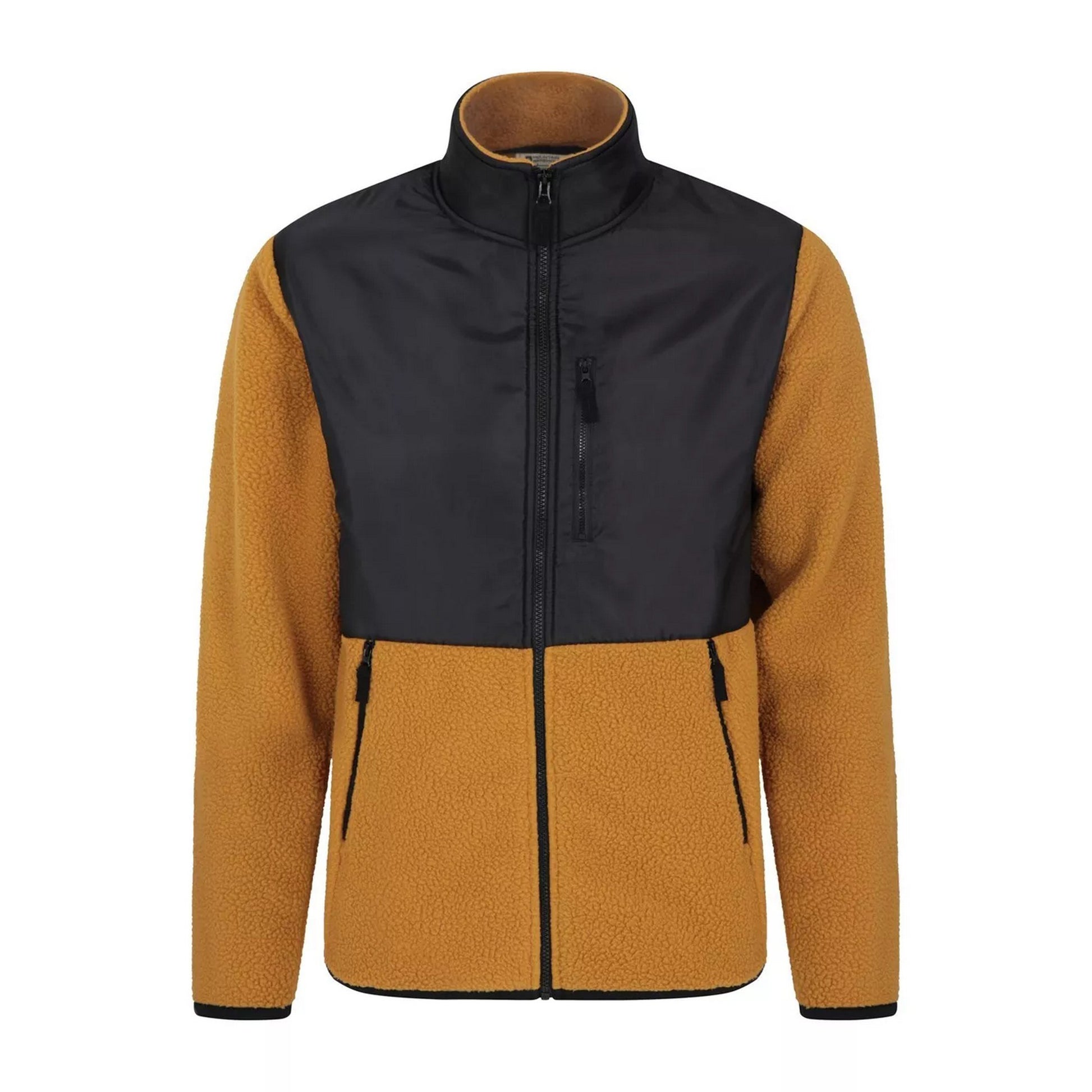 Yellow - Front - Mountain Warehouse Mens Regis Fleece Jacket