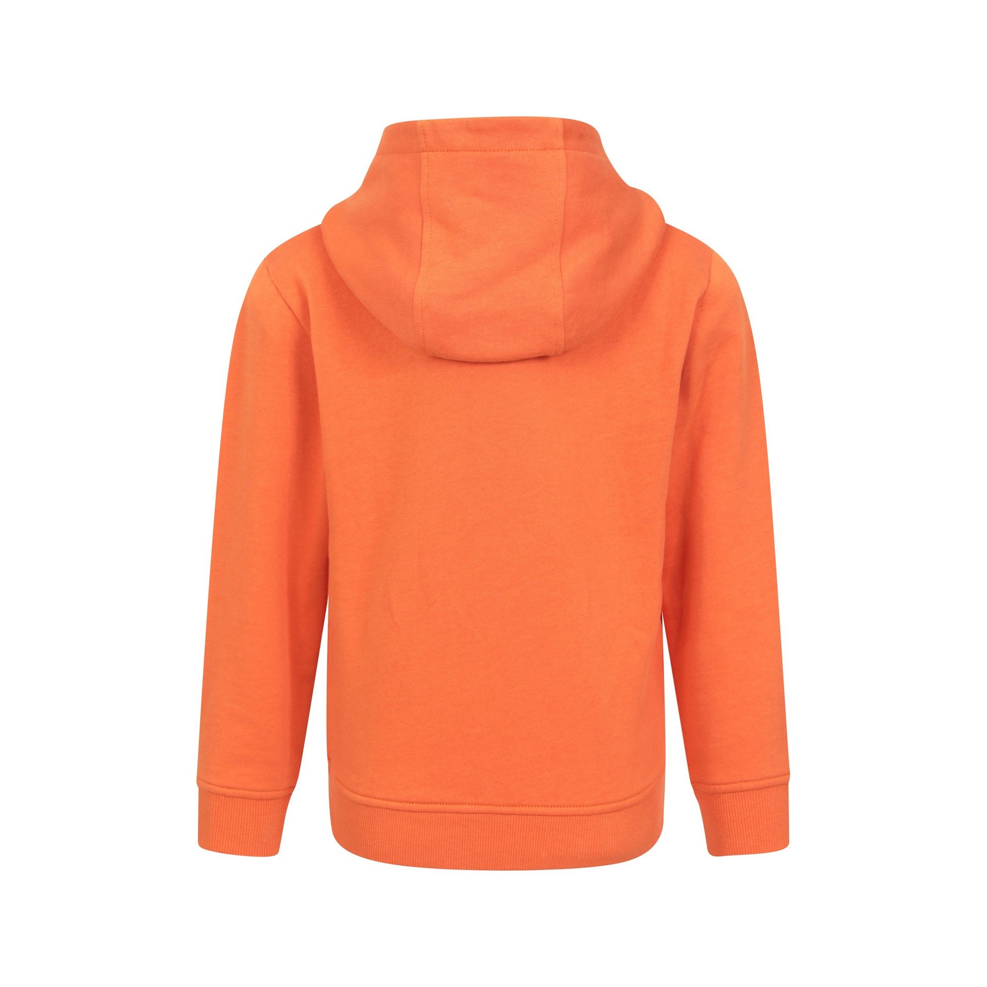 Orange - Back - Mountain Warehouse Childrens-Kids Dinosaurs Organic Glow In The Dark Hoodie