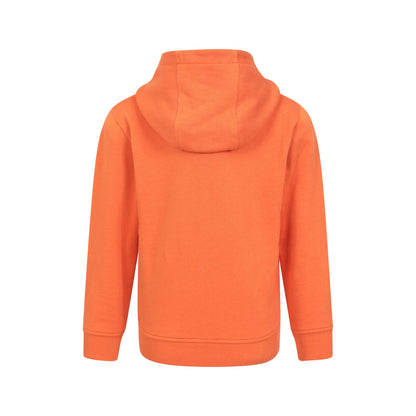 Orange - Back - Mountain Warehouse Childrens-Kids Dinosaurs Organic Glow In The Dark Hoodie