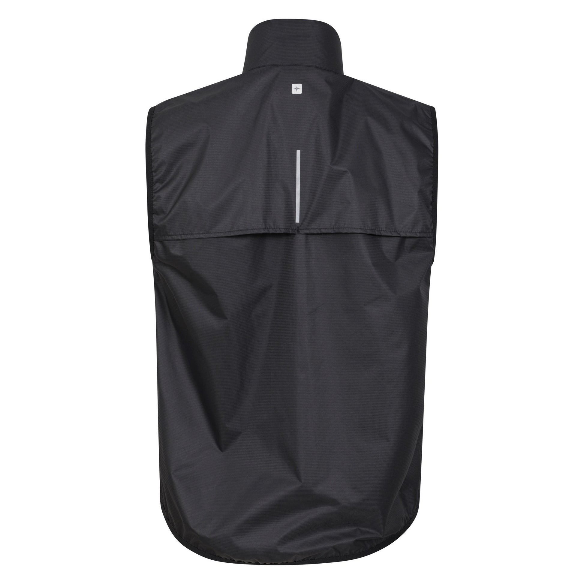 Black - Back - Mountain Warehouse Mens Cadence Waterproof Cycling Gilet