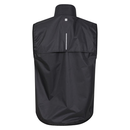 Black - Back - Mountain Warehouse Mens Cadence Waterproof Cycling Gilet
