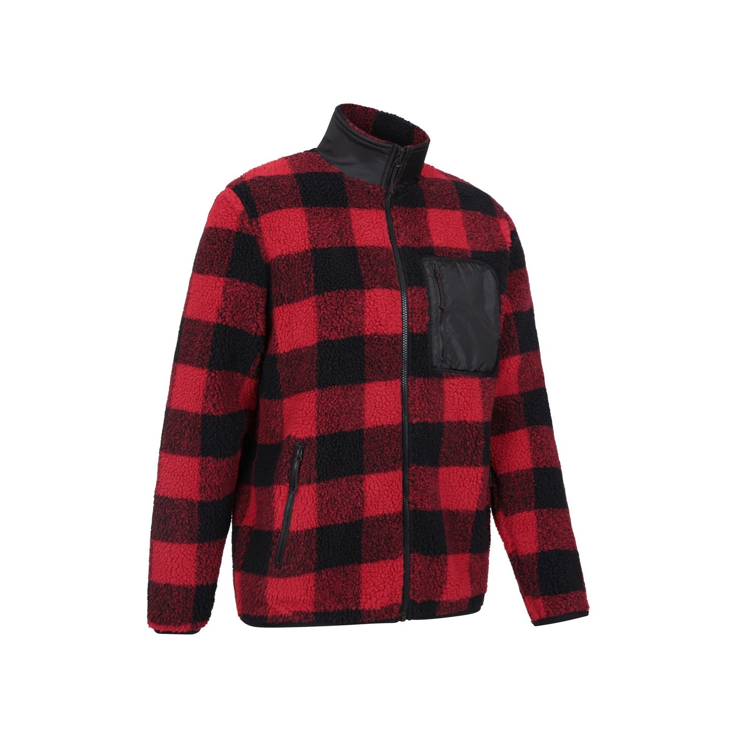 Red - Lifestyle - Mountain Warehouse Mens Whitby Borg Fleece Jacket