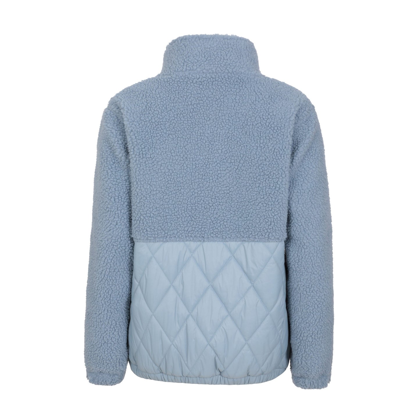 Light Blue - Back - Mountain Warehouse Womens-Ladies Brook Hybrid Fleece Top