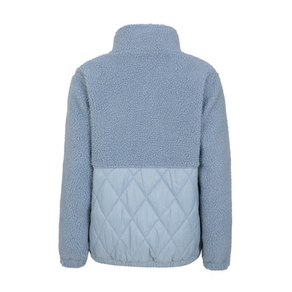 Light Blue - Back - Mountain Warehouse Womens-Ladies Brook Hybrid Fleece Top