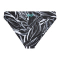 Jet Black - Back - Animal Womens-Ladies Docks Patterned Bikini Bottoms
