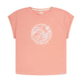 Coral - Front - Animal Womens-Ladies Holly Waves Organic T-Shirt