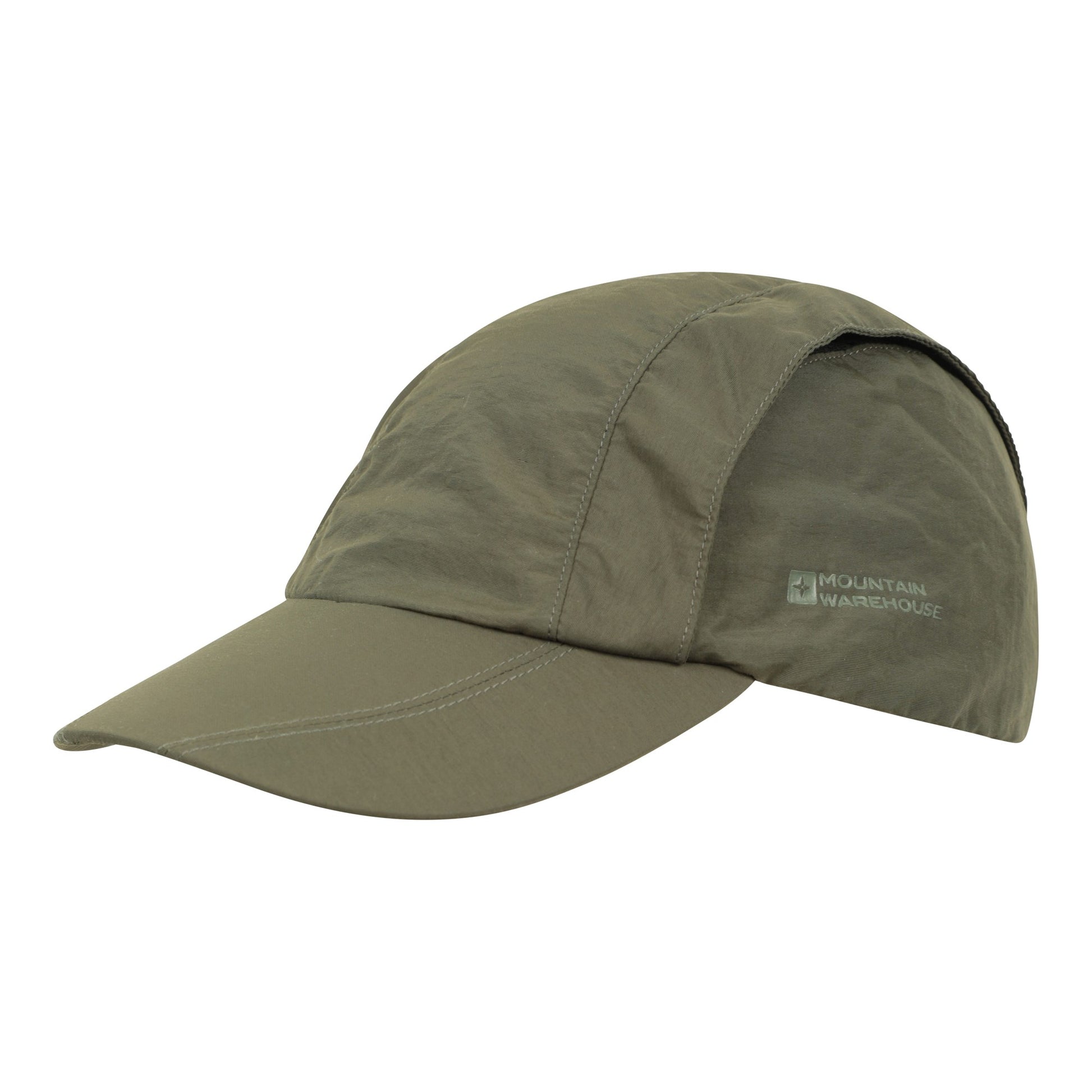 Khaki Green - Side - Mountain Warehouse Mens Mesh IsoDry Baseball Cap