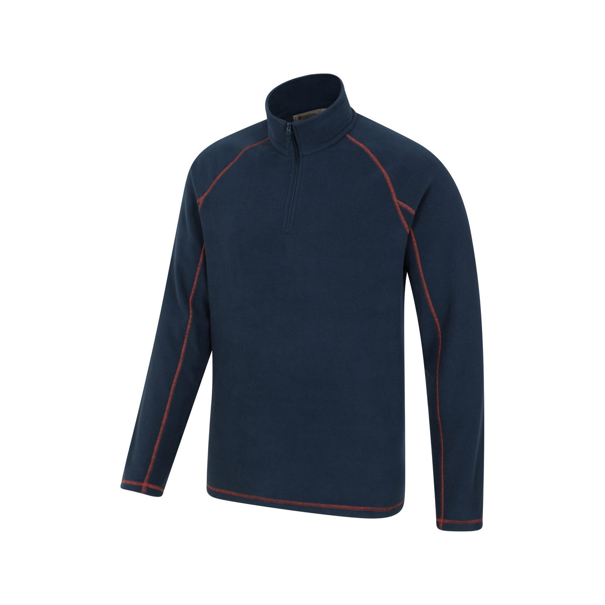 Navy - Side - Mountain Warehouse Mens Ashbourne II Half Zip Fleece Top