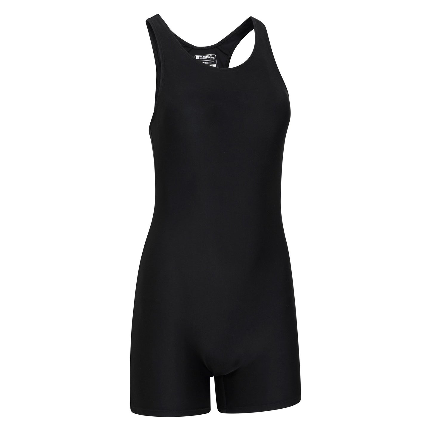 Black - Side - Mountain Warehouse Womens-Ladies Shorty Legsuit