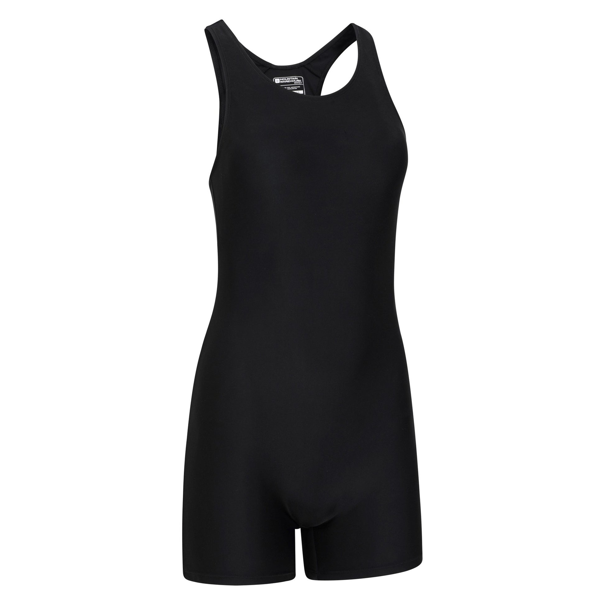 Black - Side - Mountain Warehouse Womens-Ladies Shorty Legsuit