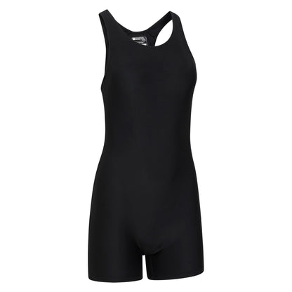 Black - Side - Mountain Warehouse Womens-Ladies Shorty Legsuit
