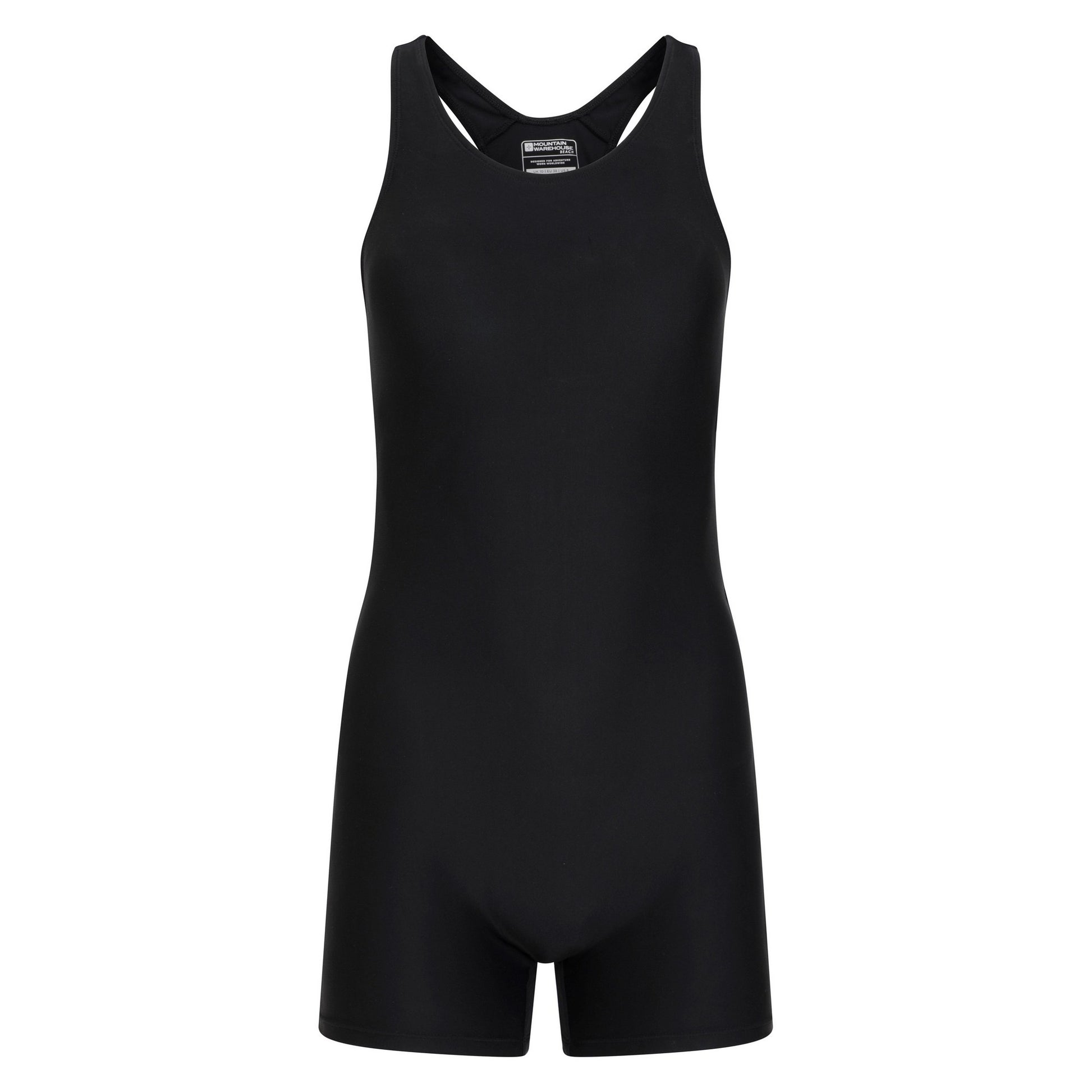 Black - Front - Mountain Warehouse Womens-Ladies Shorty Legsuit