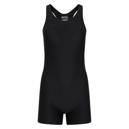 Black - Front - Mountain Warehouse Womens-Ladies Shorty Legsuit