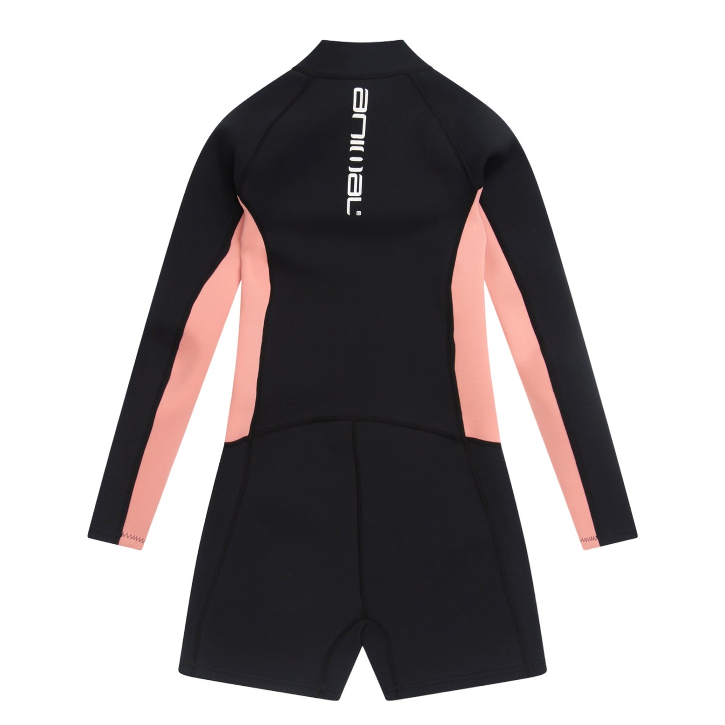 Jet Black - Back - Mountain Warehouse Womens-Ladies Soleil Short Wetsuit