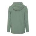 Khaki Green - Back - Mountain Warehouse Womens-Ladies Corrie Hooded Half Zip Fleece Top