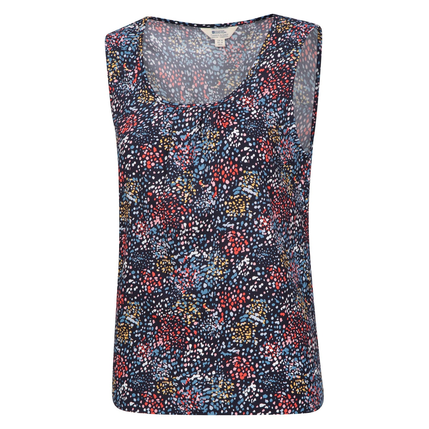 Multicoloured - Side - Mountain Warehouse Womens-Ladies Orchid Patterned Tank Top