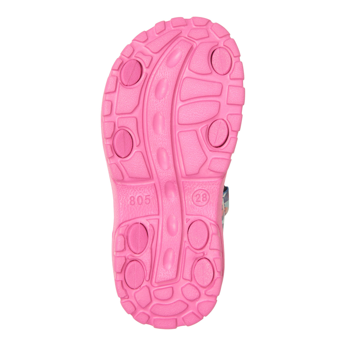 Pink - Close up - Mountain Warehouse Girls Animal Print Sandals