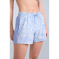 Light Blue - Front - Animal Womens-Ladies Freya Printed Panelled Boardshorts