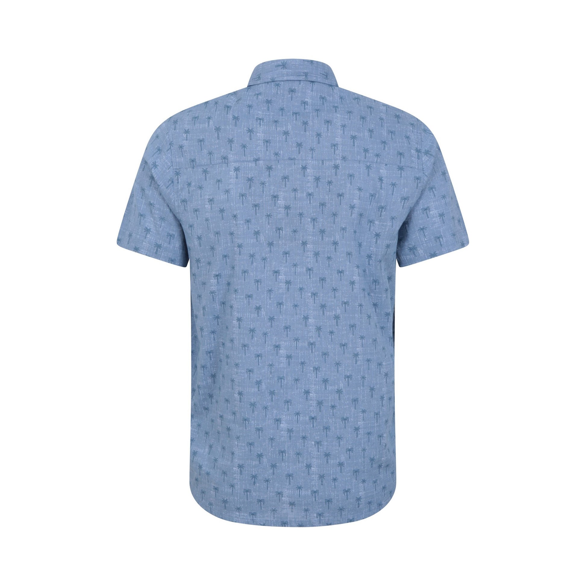 Blue - Back - Mountain Warehouse Mens Preston Illustration Palm Tree Shirt