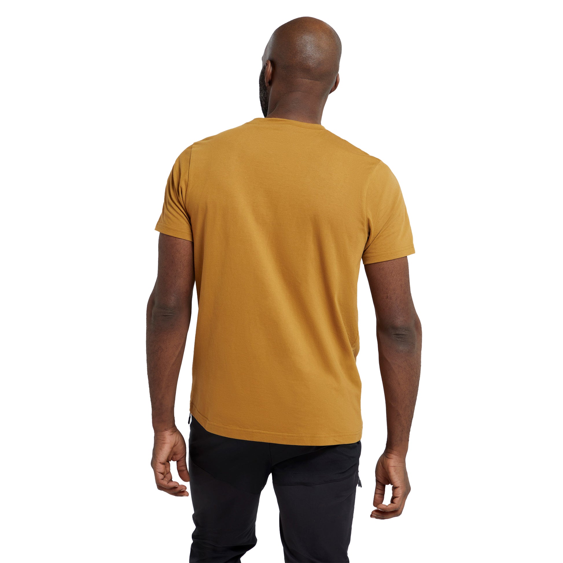 Beige - Back - Mountain Warehouse Mens Mountain Explorer Organic Cotton T-Shirt