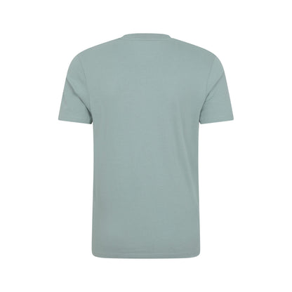 Pale Green - Back - Mountain Warehouse Mens St Davids Printed Organic T-Shirt