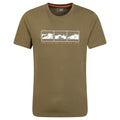 Green - Front - Mountain Warehouse Mens 3 Peaks Organic Cotton T-Shirt