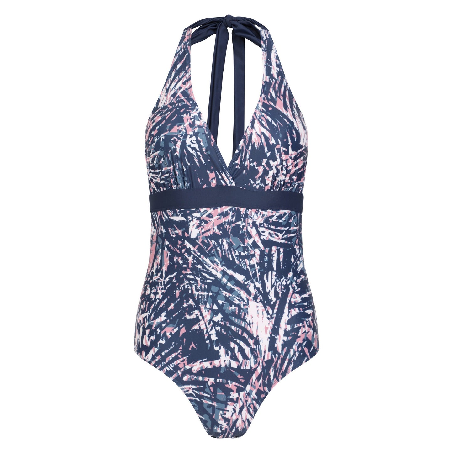 Navy - Front - Mountain Warehouse Womens-Ladies Ocean Notion One Piece Swimsuit