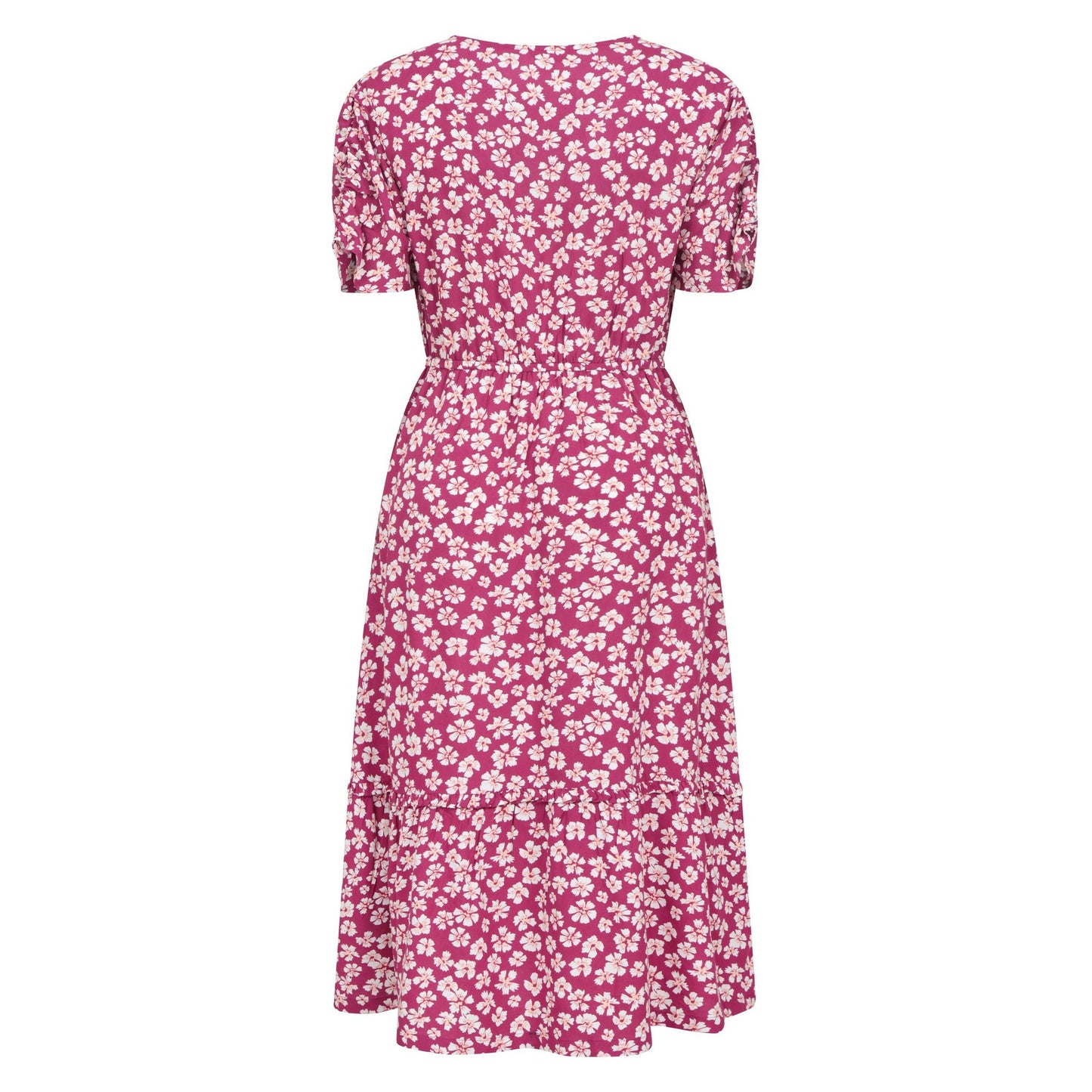 Berry - Back - Mountain Warehouse Womens-Ladies Oasis Tiered Midi Dress
