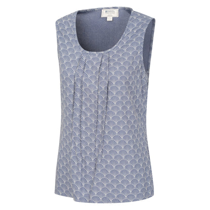 Dark Blue - Back - Mountain Warehouse Womens-Ladies Orchid Seashells Vest Top