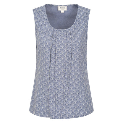 Dark Blue - Front - Mountain Warehouse Womens-Ladies Orchid Seashells Vest Top