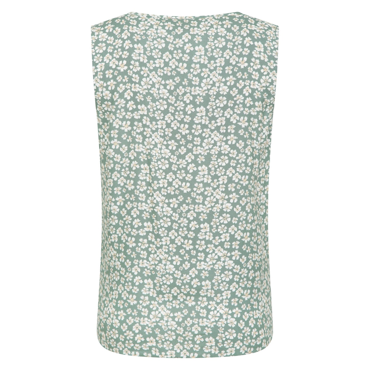 Pale Green - Back - Mountain Warehouse Womens-Ladies Orchid Floral Vest Top