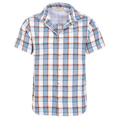Bright Blue - Pack Shot - Mountain Warehouse Mens Cotton Shirt
