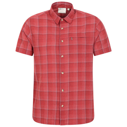 Active Red - Front - Mountain Warehouse Mens Cotton Shirt
