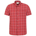 Red - Back - Mountain Warehouse Mens Cotton Shirt
