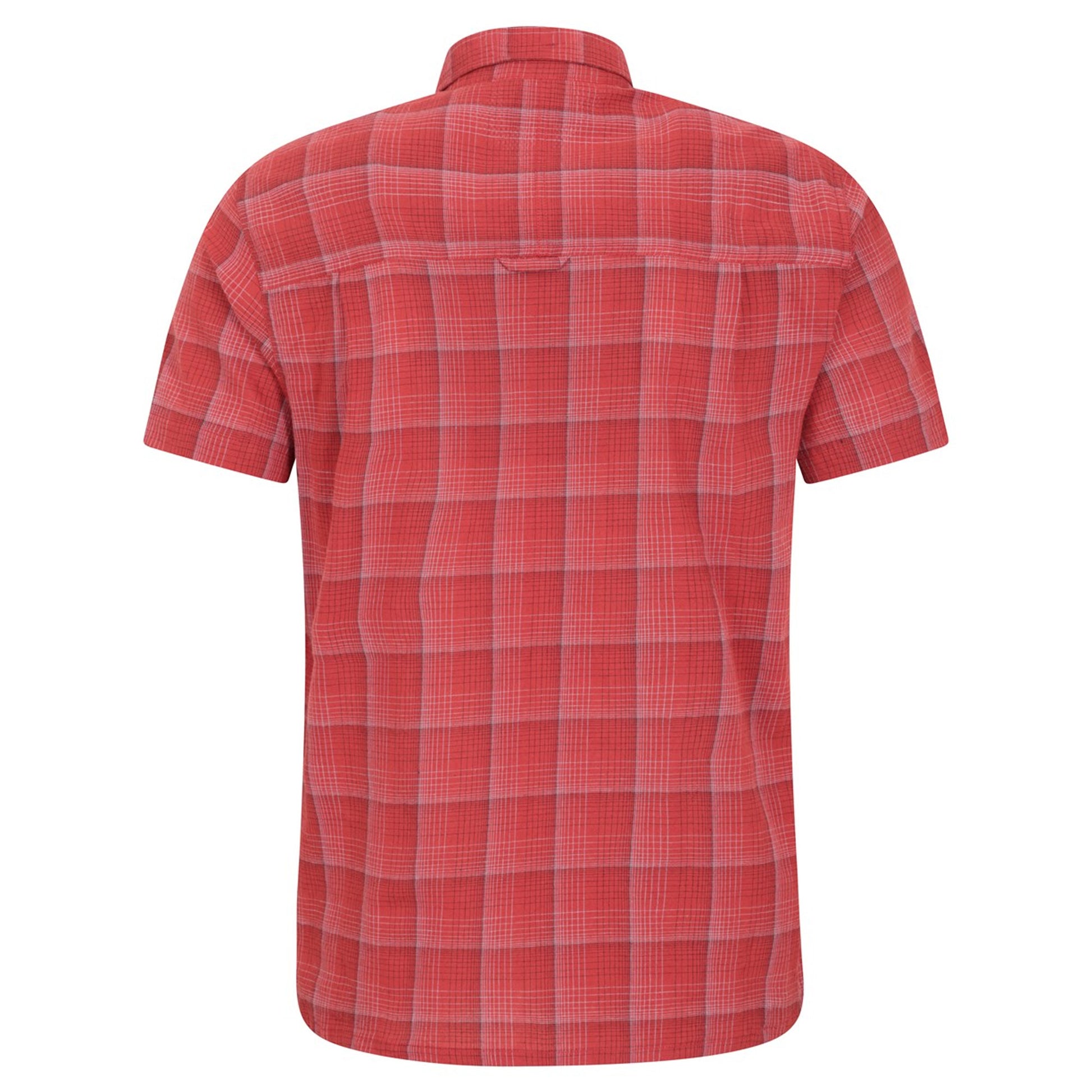 Active Red - Back - Mountain Warehouse Mens Cotton Shirt