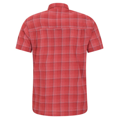 Active Red - Back - Mountain Warehouse Mens Cotton Shirt