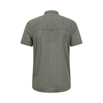 Dark Green - Back - Mountain Warehouse Mens Cotton Shirt