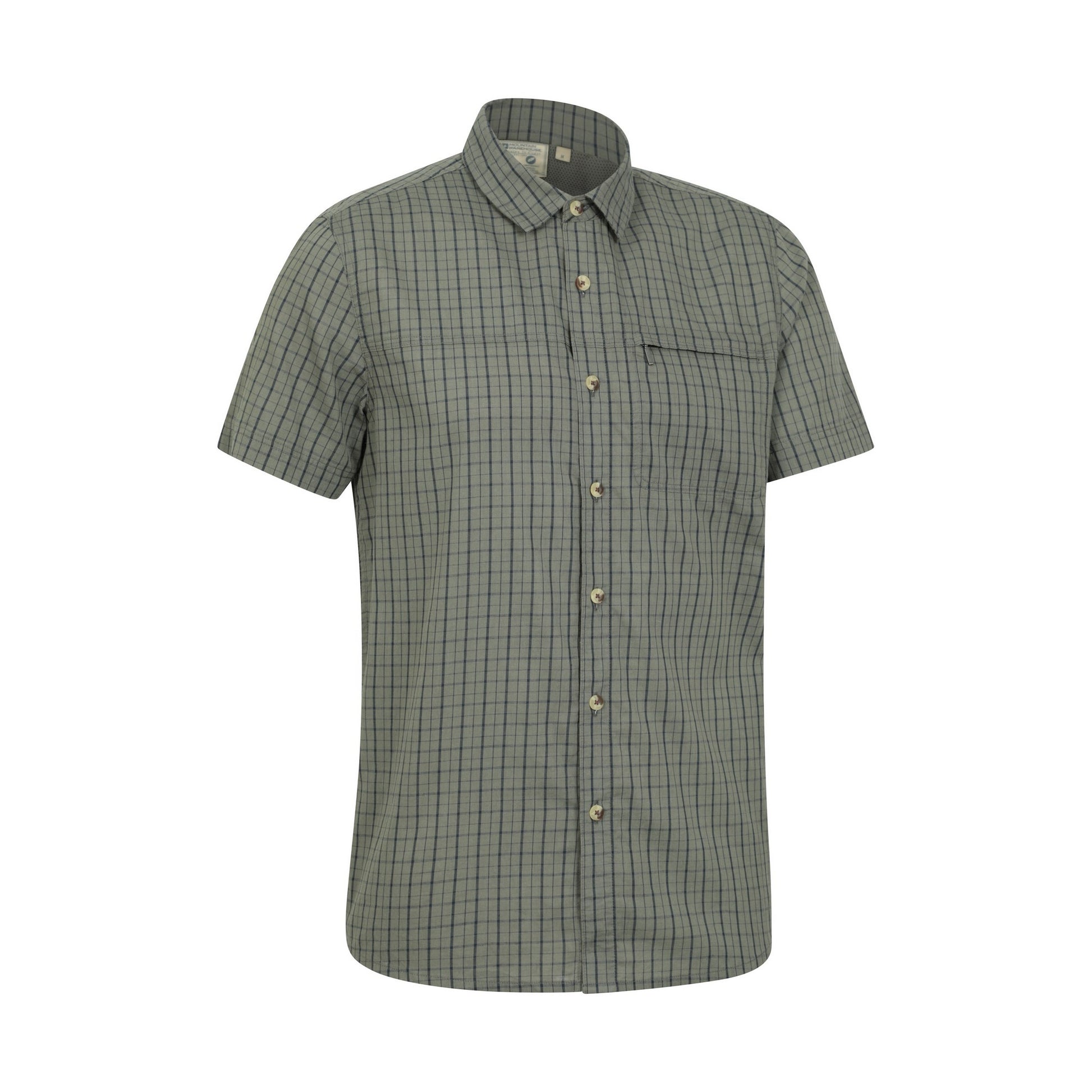 Dark Green - Lifestyle - Mountain Warehouse Mens Cotton Shirt