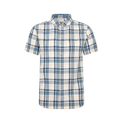 Light Blue - Front - Mountain Warehouse Mens Cotton Shirt