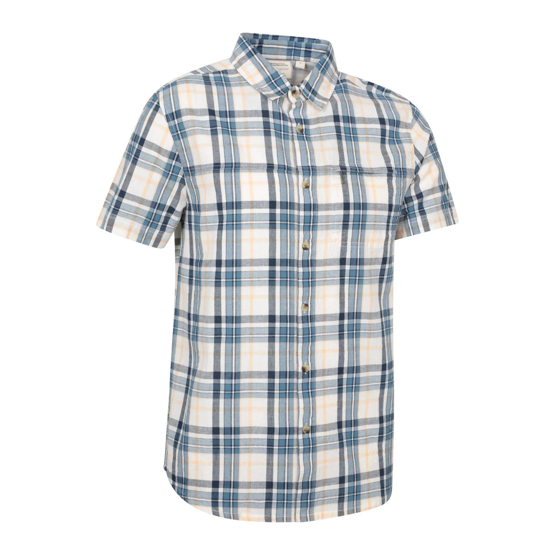 Light Blue - Back - Mountain Warehouse Mens Cotton Shirt